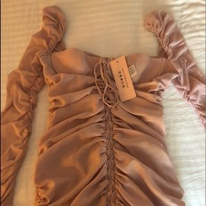 Princess Polly Long Sleeve Ruched Dress